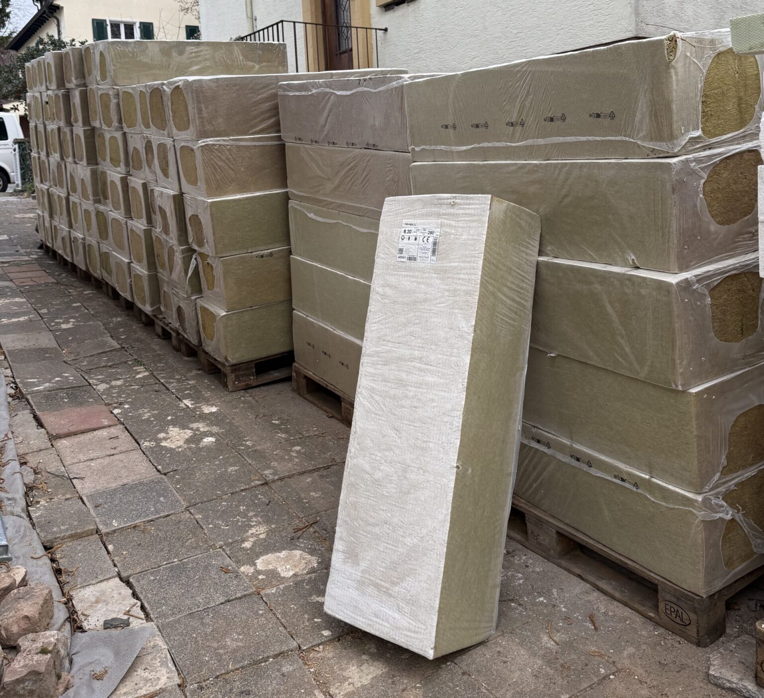 WDVS Mineralwolle HAWO – 280mm (43qm) + Dübel (Fassade)