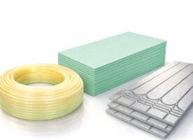 SET Fußbodenheizung – XPS 30 mm + Dämmung 3 mm + Rohr 16 × 2 mm Kein Estrich