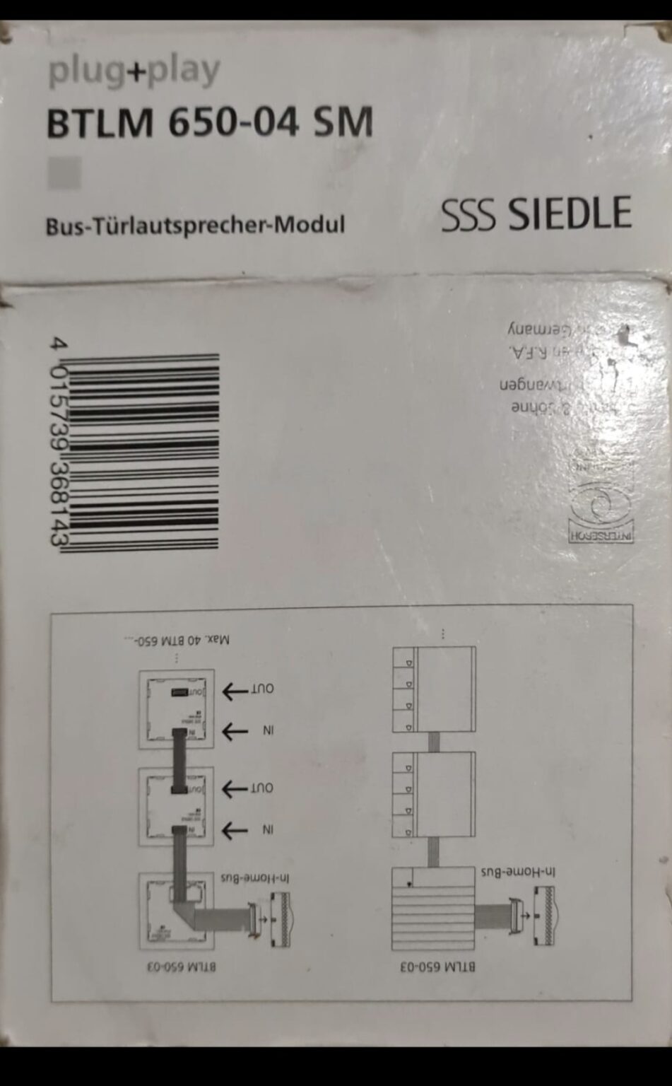 Siedle Türsprechanlage
