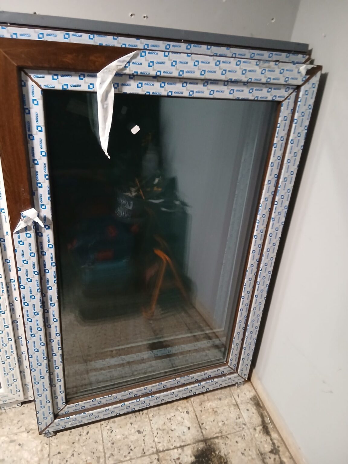 4x neue 3-fach verglaste PVC-Alu Fenstwr