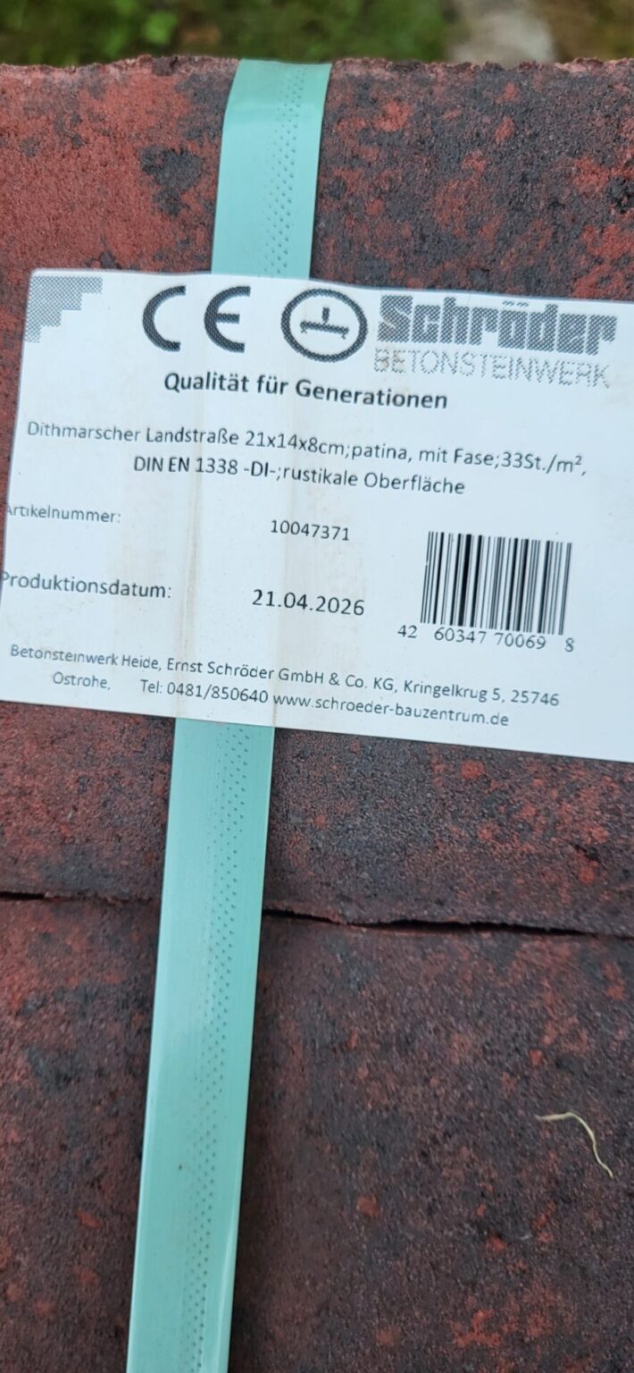 Pflastersteine Dithmarscher Landstraße