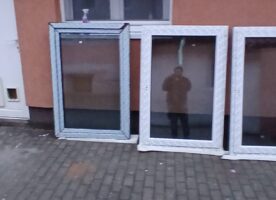4x neue 3-fach verglaste PVC-Alu Fenstwr