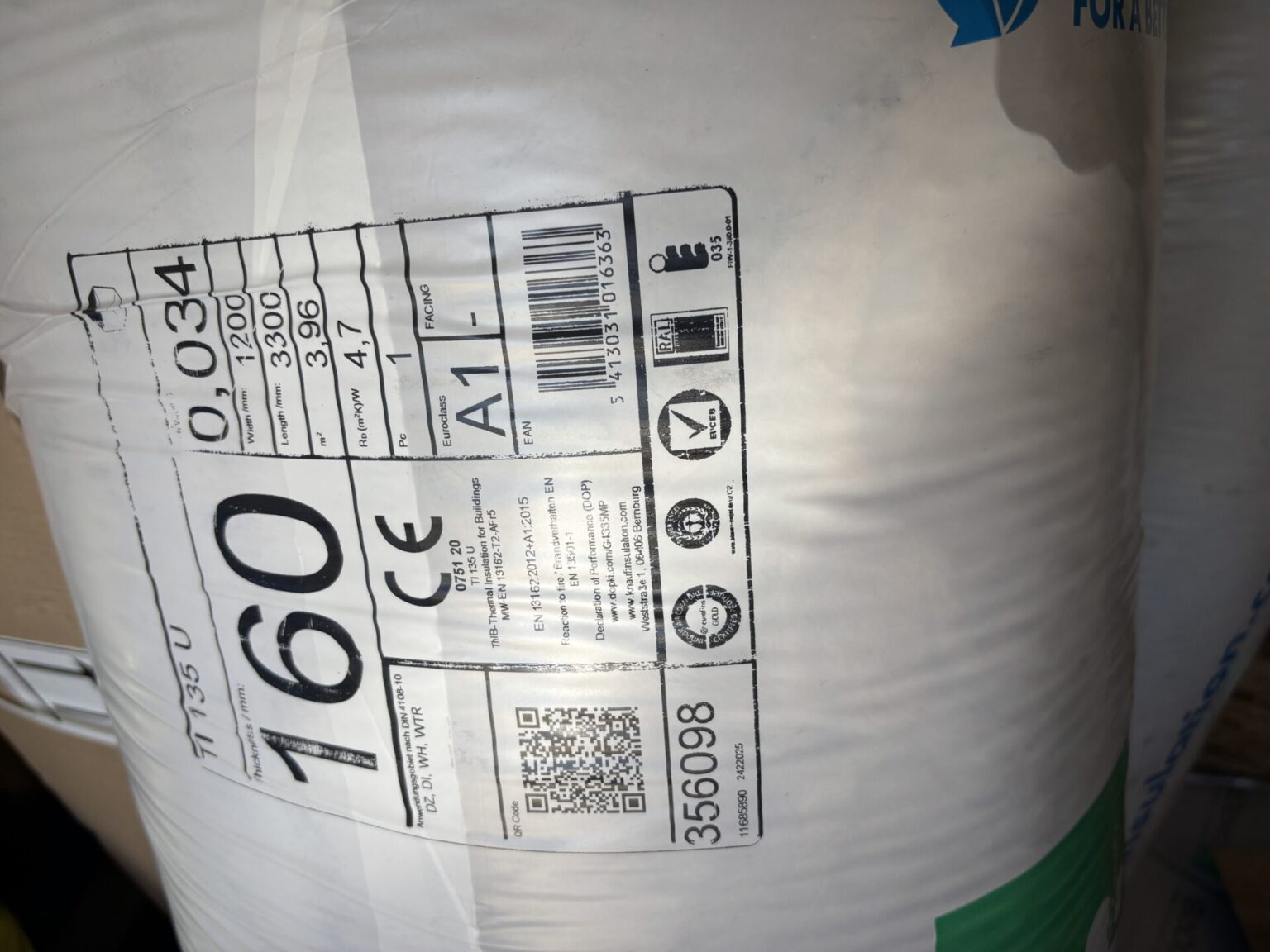 Thermolan UNIFIT TI 135 U (Klemmfilz)