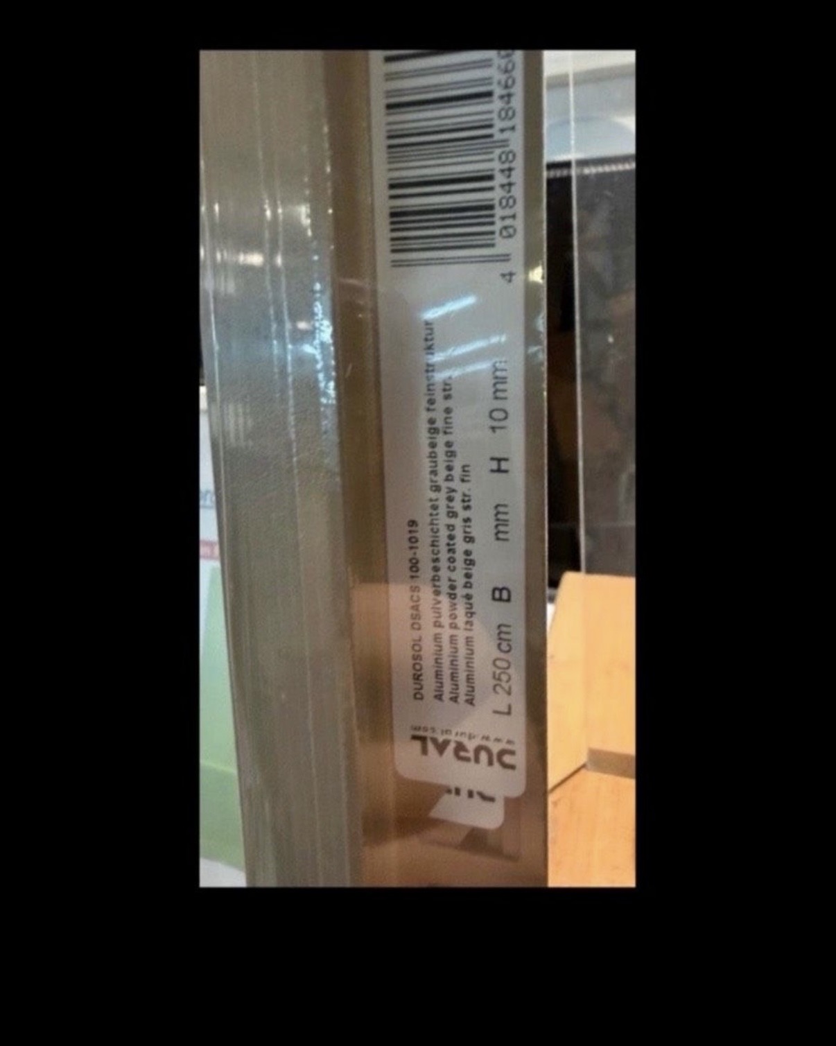 Fliessenendschiene