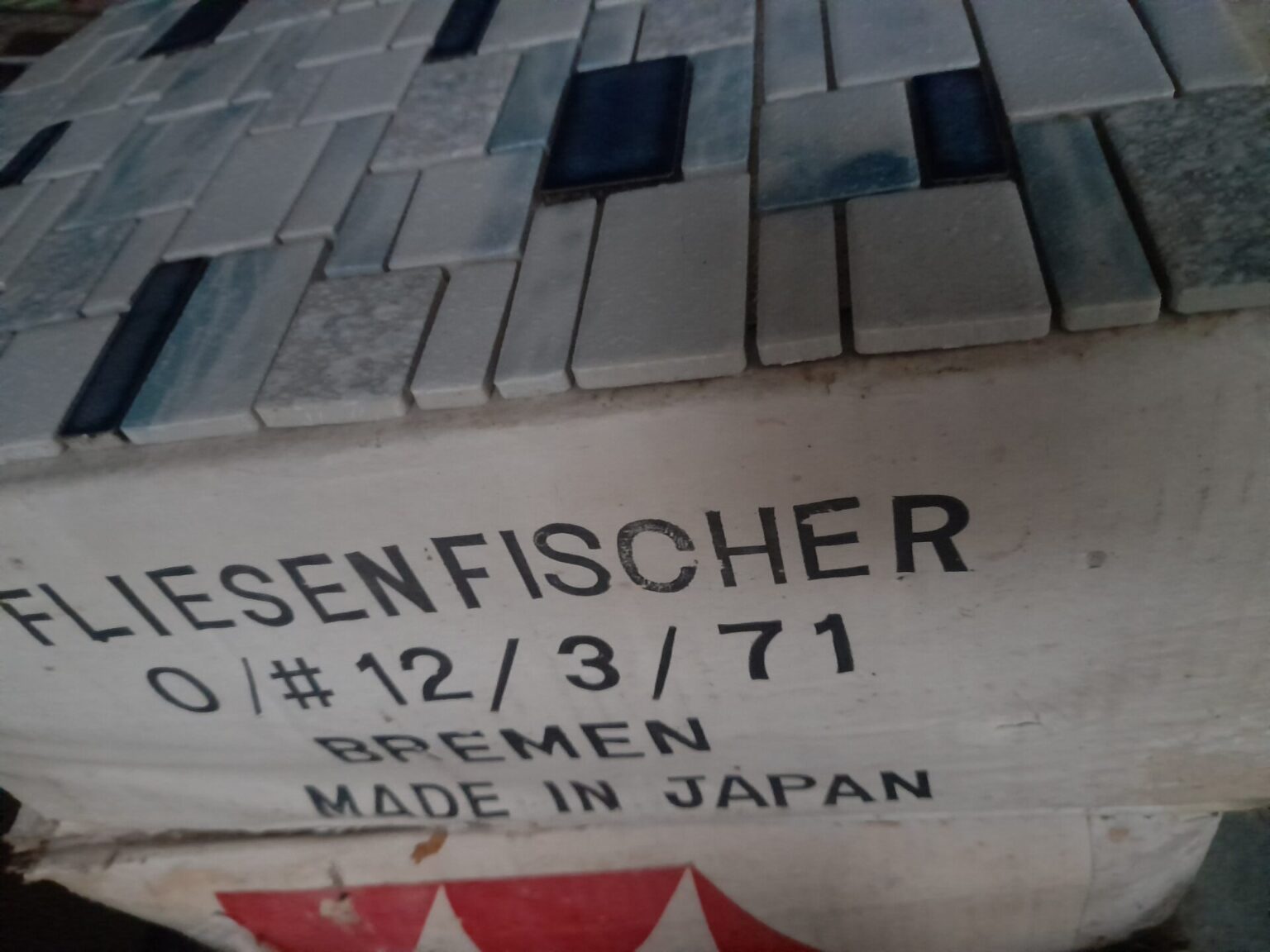 Original 70er Jahre Mosaikfliesen • Made in Japan • NOS • ca. 10m²