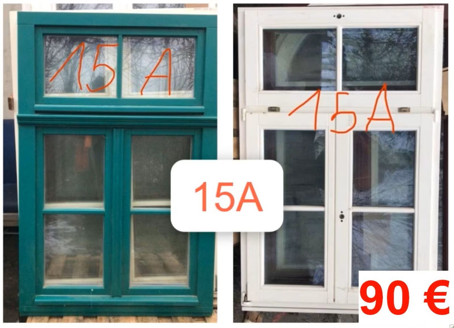 Neuwertiges Holzfenster