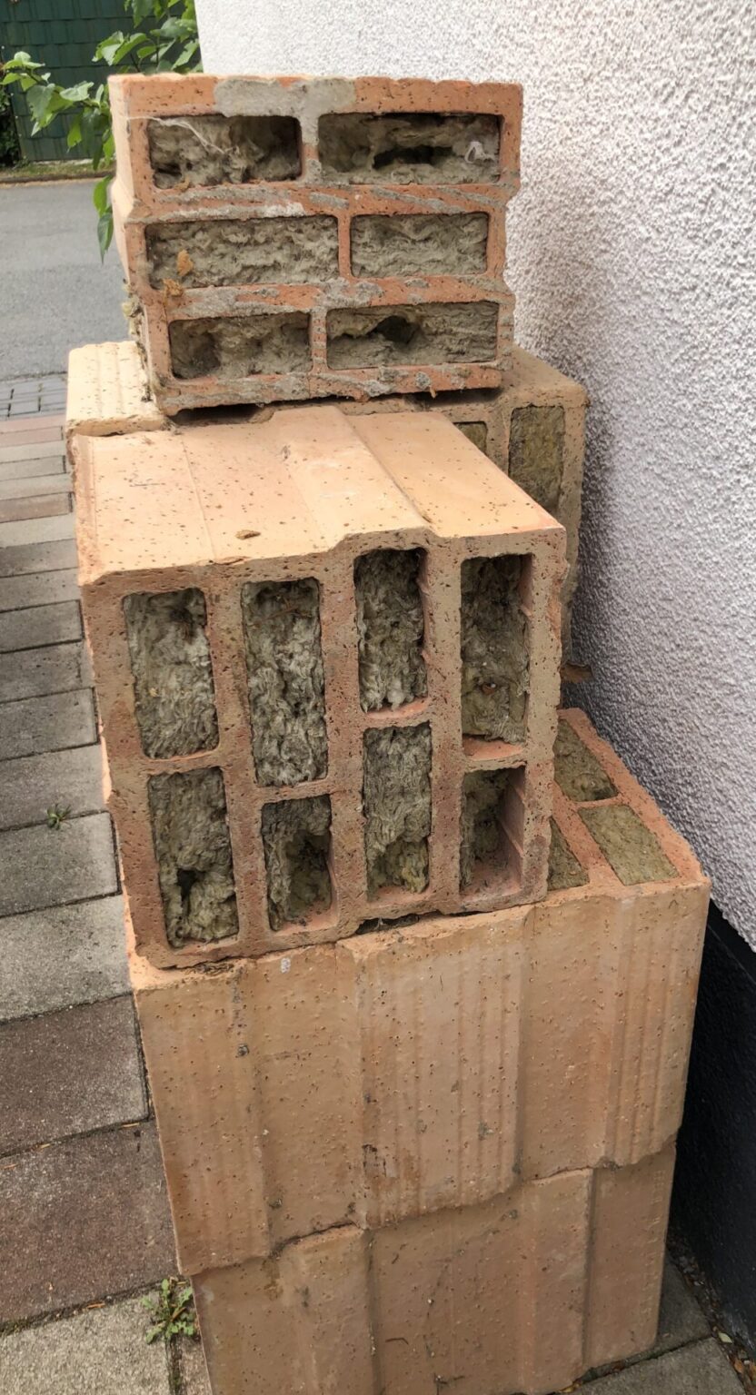 Wienerberger Poroton Planziegel T8 Ziegelstein Mineralwolle