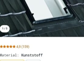 Neues Schwingfenster Roto 74 x 140 mit Rahmen