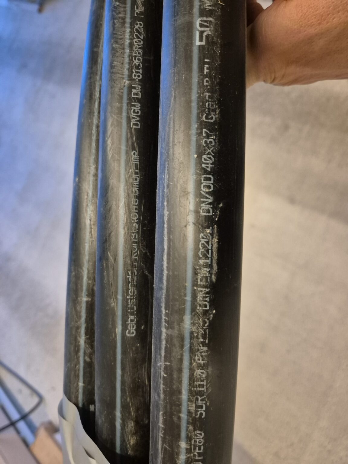 Ostendorf Druckrohr 16 m, PN 12,5, HDPE DN/OD 40×3,7mm