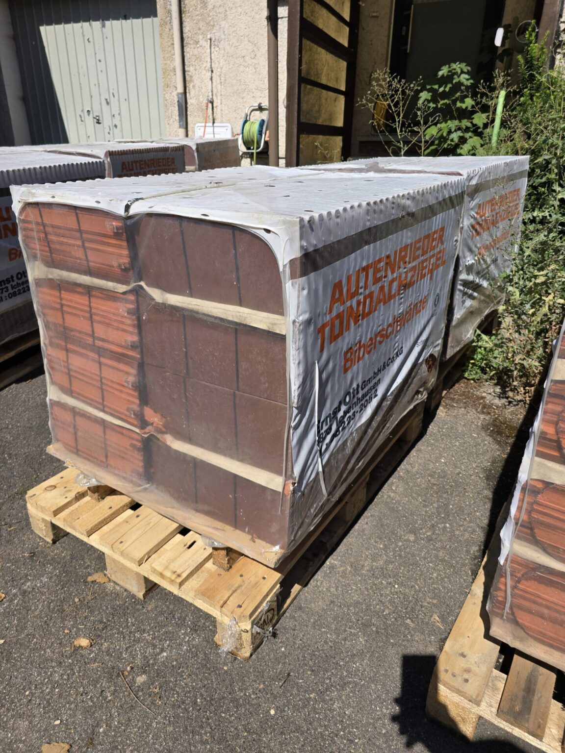 Biberschwanz Autenrieder Tondachziegel originalverpackt 21 Paletten 10752 Stück