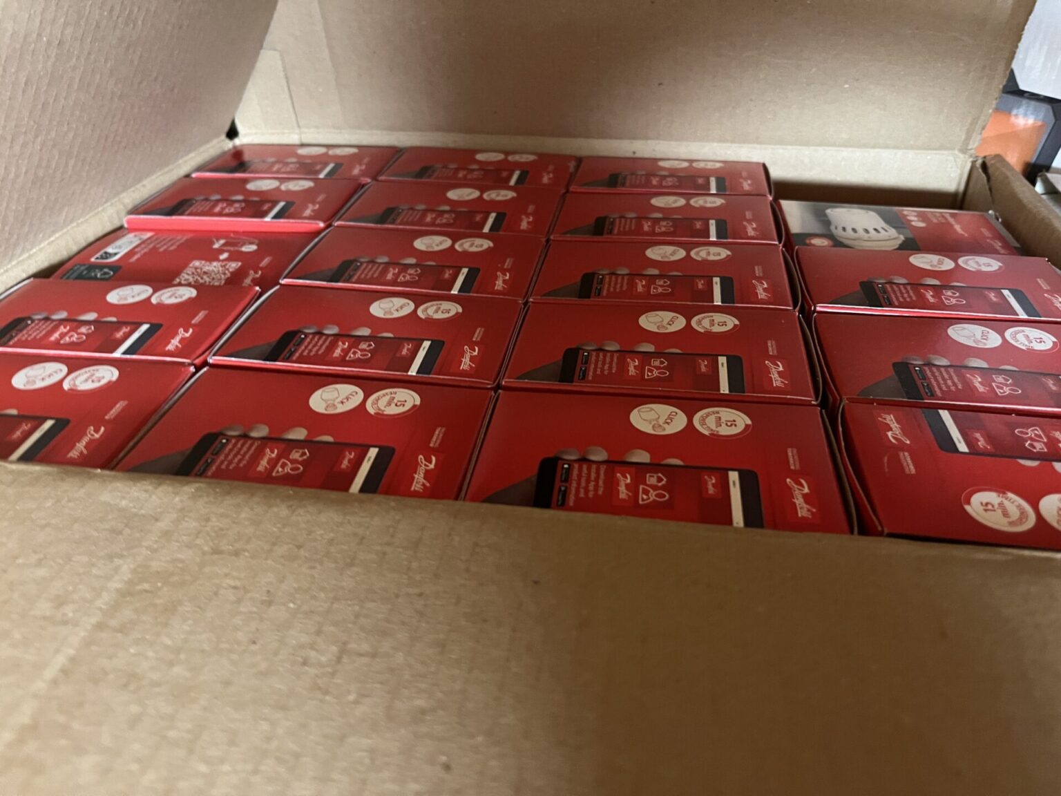 Thermostatkopf,Danfoss React, RA click 015G3090