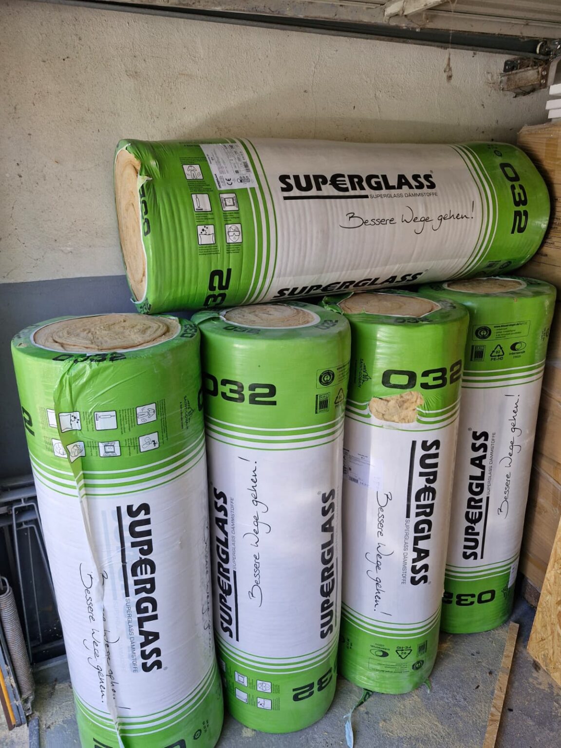 SUPERGLASS Mineralwolle 032 240 mm