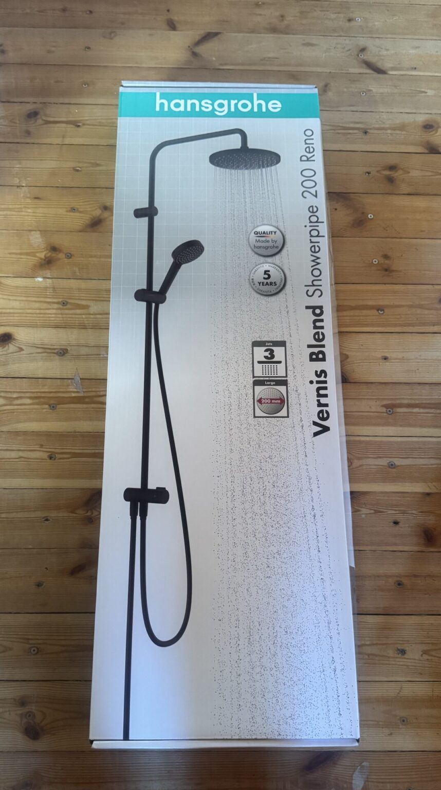 hansgrohe Vernis Blend Showerpipe 200 Reno schwarz
