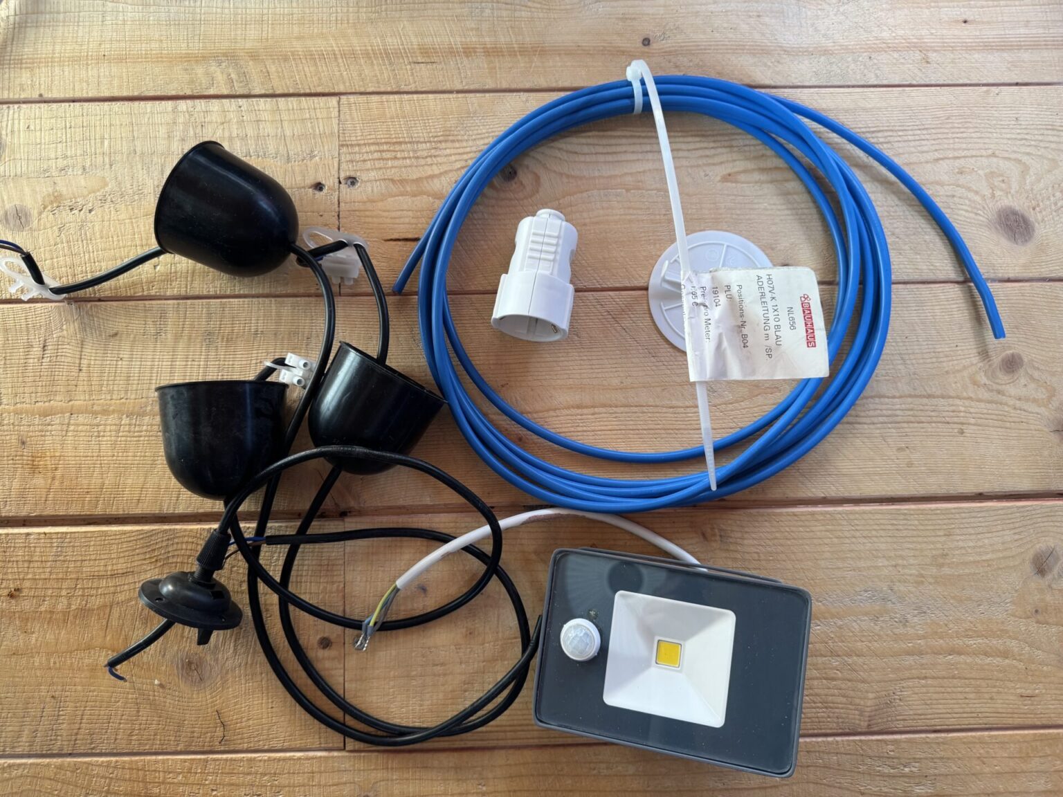 Konvolut an Elektroinstallationsmaterial