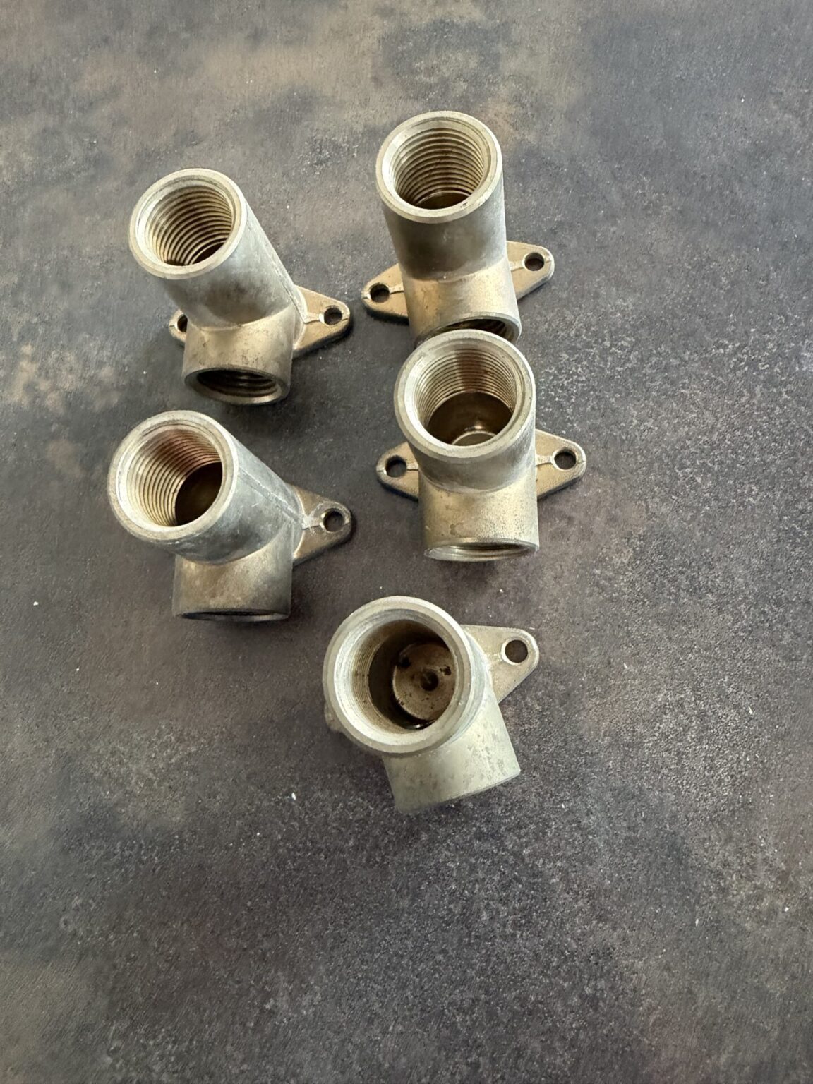 Rotguss Wandscheibe 1/2“