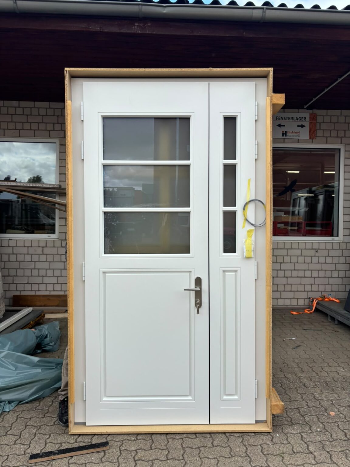 2-flg. Holzhaustür Fab. KOWA
