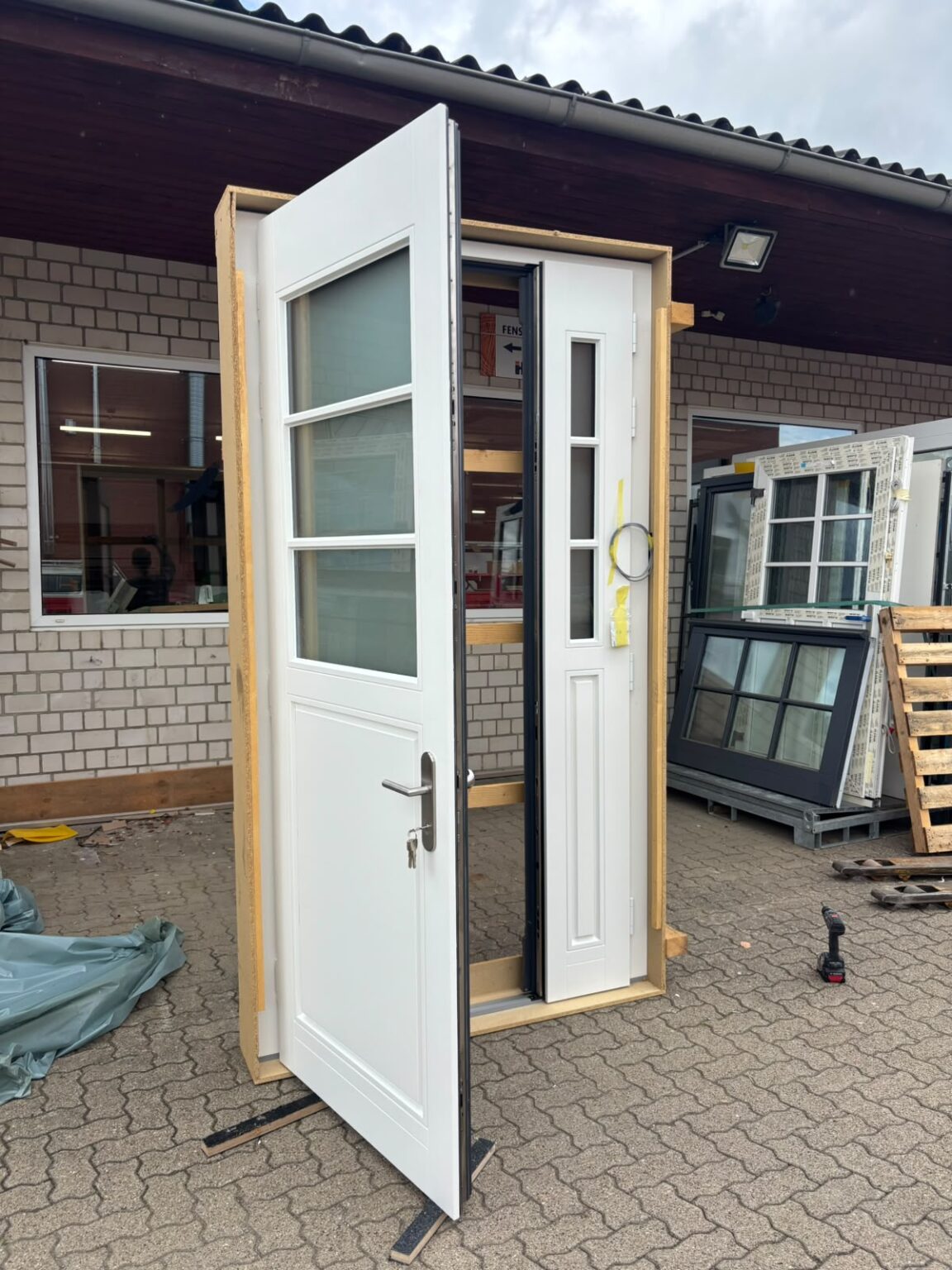 2-flg. Holzhaustür Fab. KOWA