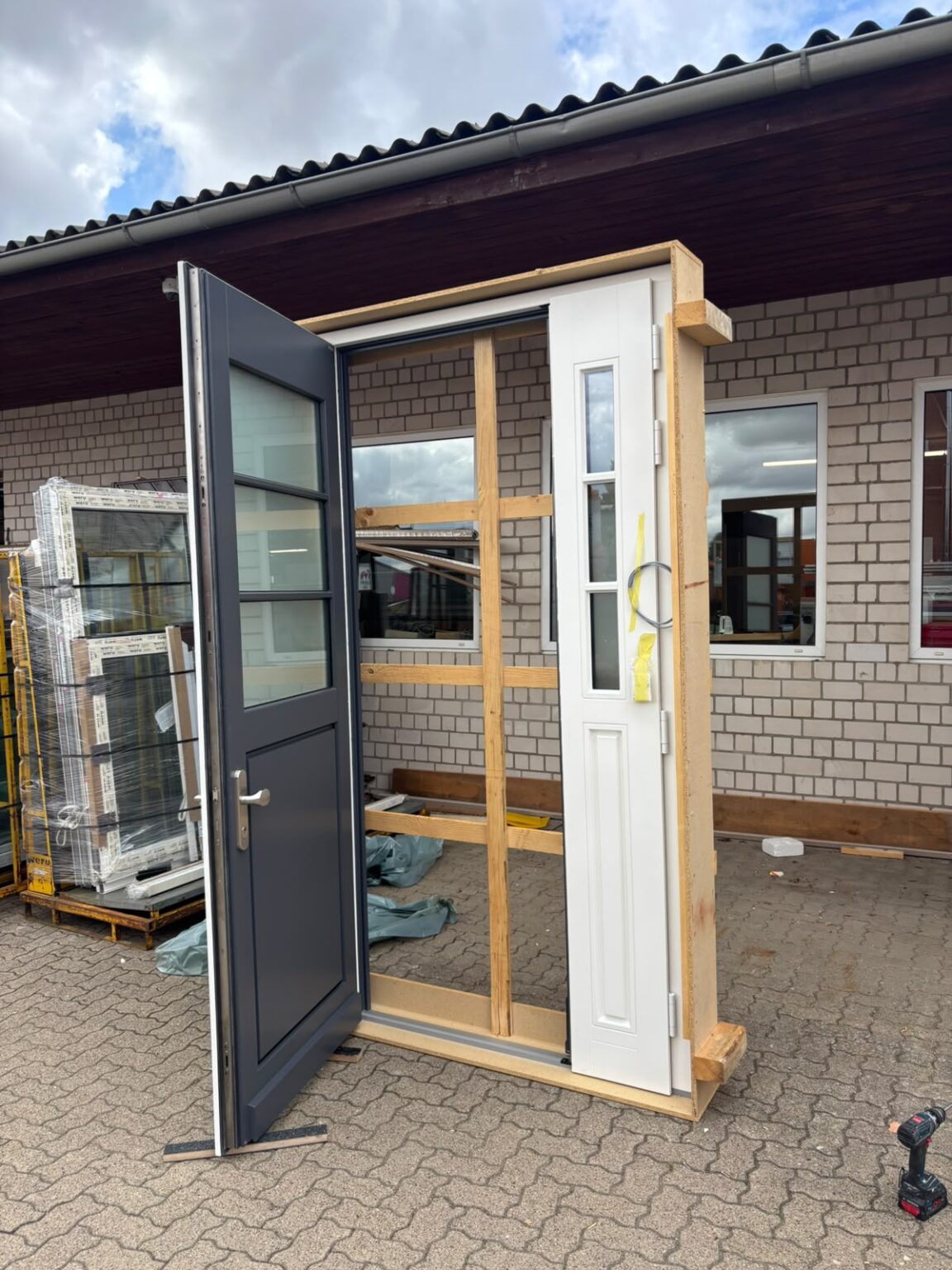2-flg. Holzhaustür Fab. KOWA