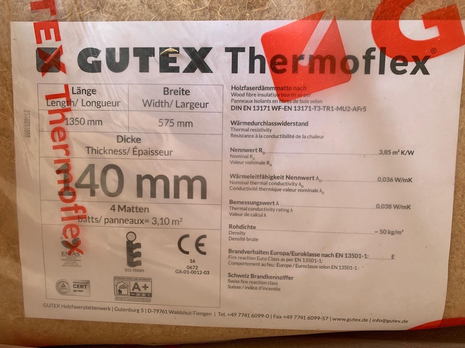 Gutex Thermoflex 140mm