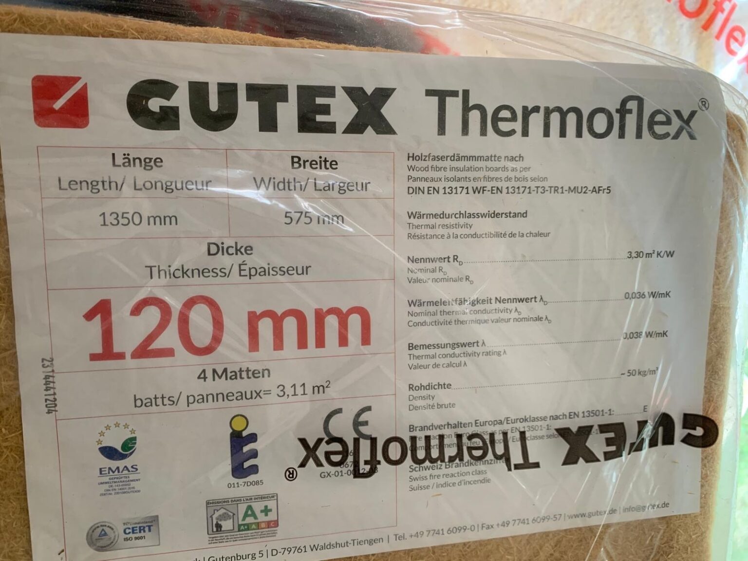 Gutex Thermoflex 120mm