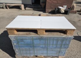 Keramik Wandfliese Satin White 60x30x0,9 cm