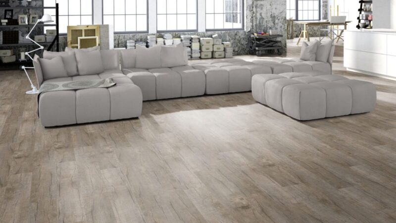 VIMAX Klebevinyl Eiche Old Rustik 2 mm 0,3 mm Nutzschicht Altholz-Optik 136 m²