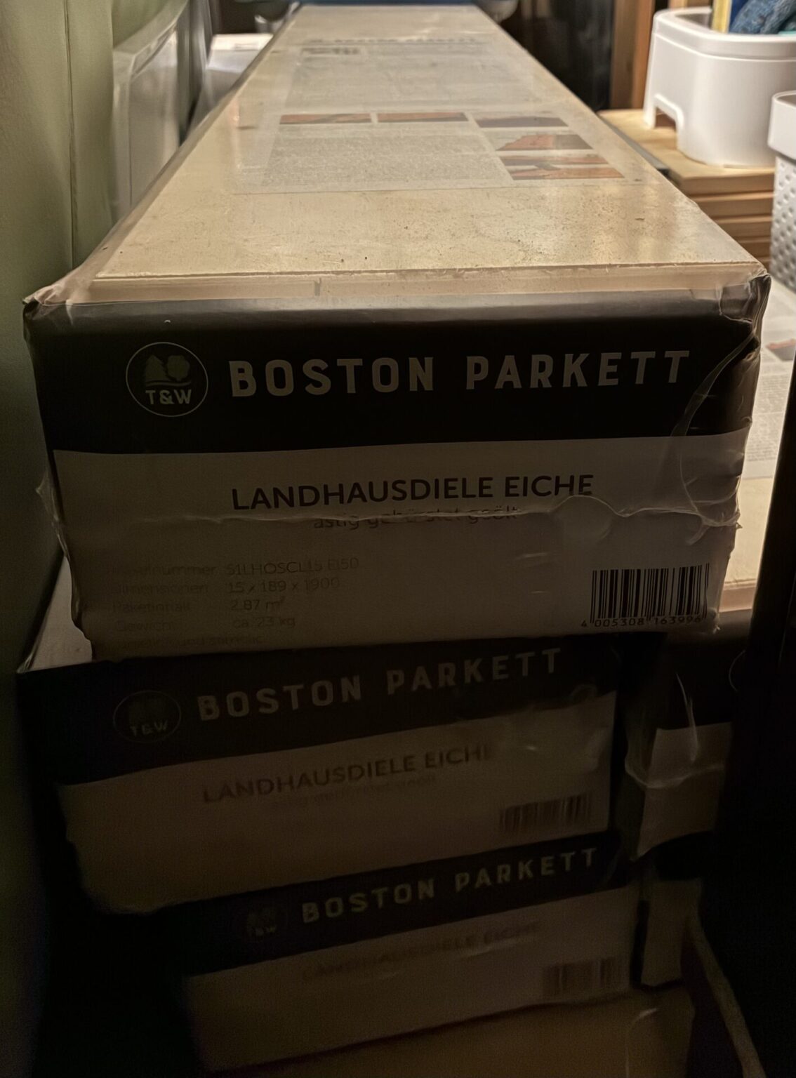 Eiche-Parkettboden von Thede & Witte, Modell Boston.