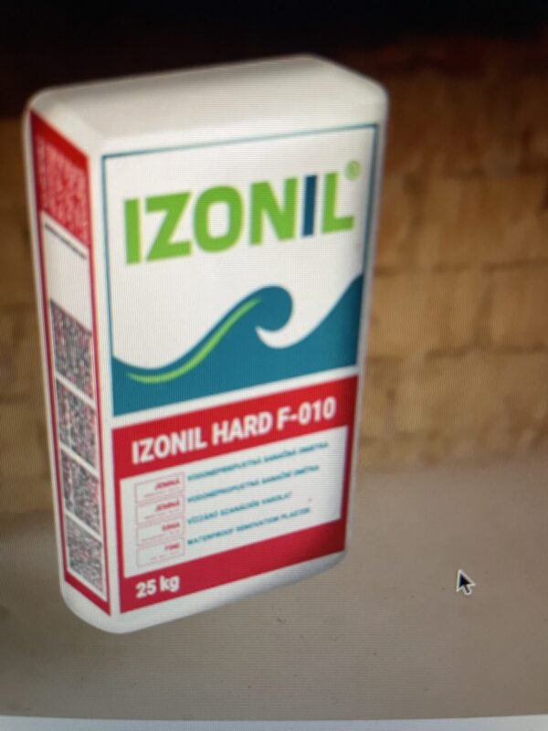 IZONIL HARD F-010 rein mineralisches und diffusionsoffenes Abdichtungssystem für feuchte Wände, Keller, Fassaden und Flachdächer