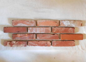 Echt alt Ziegel wand vintage Klinker Backstein riemchen used look
