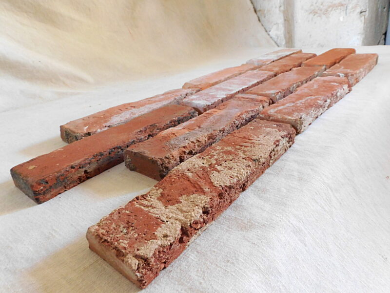 Echt alt Ziegel wand vintage Klinker Backstein riemchen used look