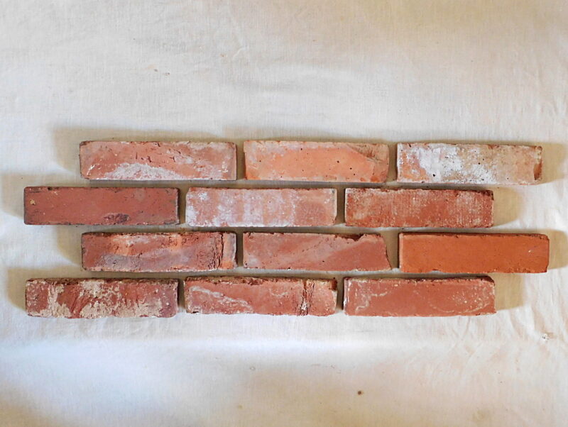 Echt alt Ziegel wand vintage Klinker Backstein riemchen used look