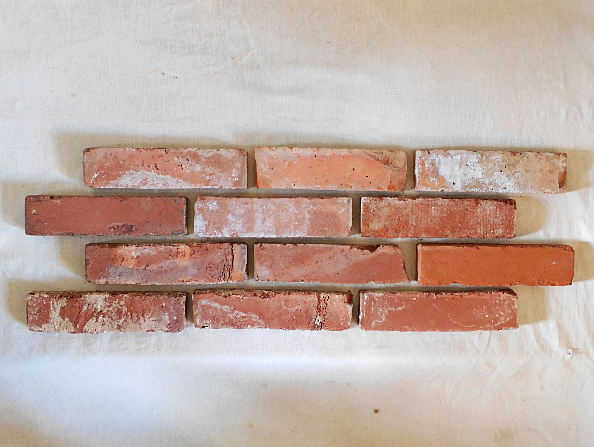 Echt alt Ziegel wand vintage Klinker Backstein riemchen used look