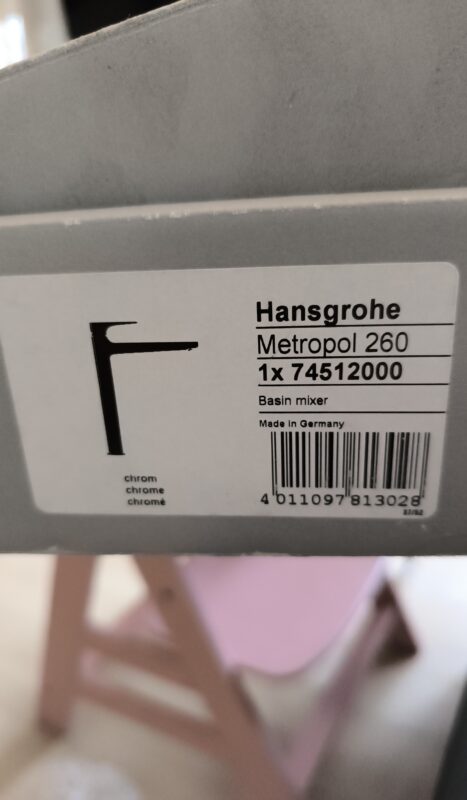 Hansgrohe Metropol 260 Waschtischarmatur 74512000 Chrom