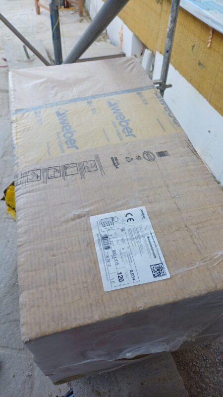 Weber.therm MW 035 Fassade express Mineralwoll-Dämmplatten 120mm