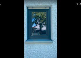 Isarholz Holz Alu Fenster Stulptüre