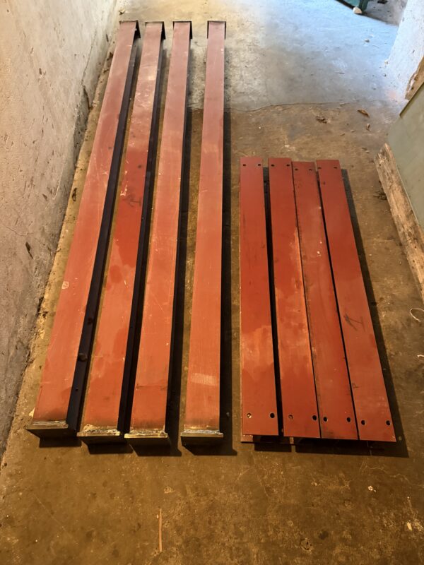 HEA 100 Stahlträger mit Kopfplatten zur Verschraubung