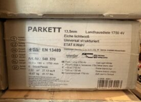 Haro Parkett, Eiche lichtweiß, 13,5mm, 2. Wahl Artikel, bis 40 qm