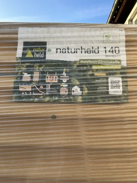 Naturheld Holzfaserdämmstoff 140 Nut  Feder 1880×615 37 m²
