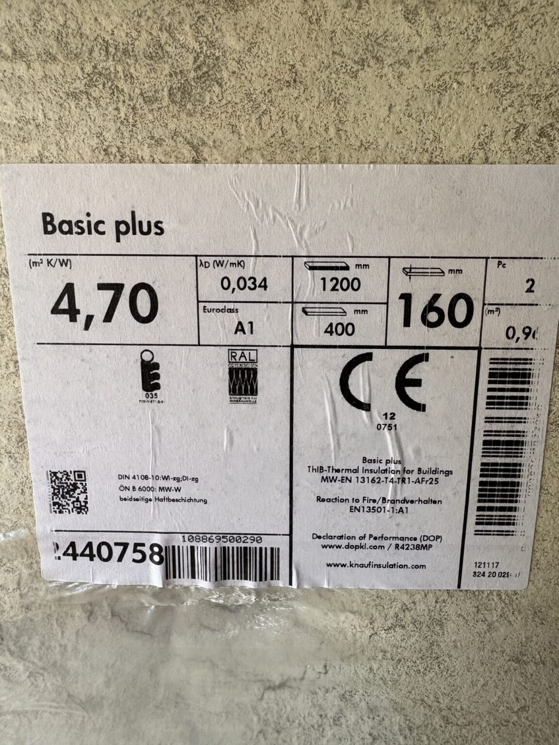 Knauf Deckendämmplatten