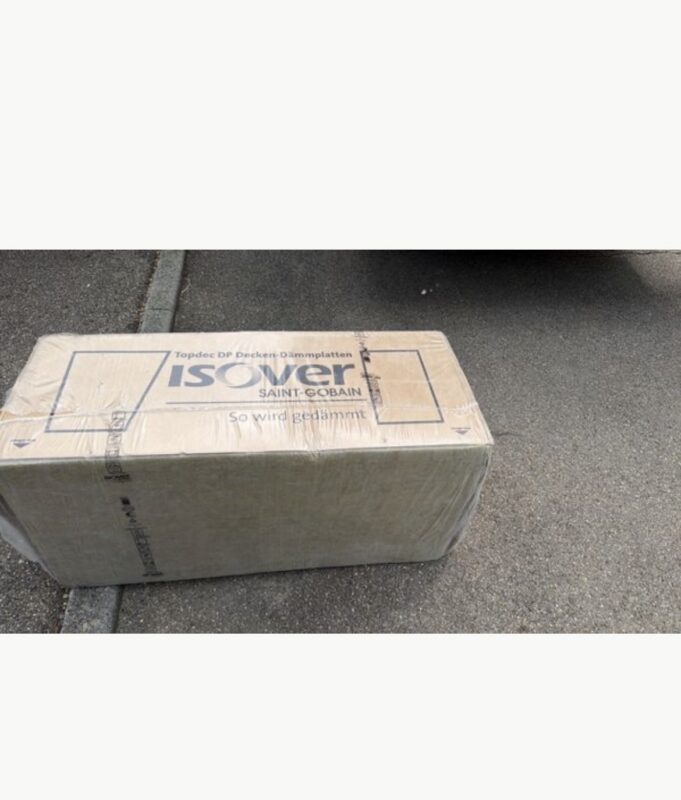 ISOVER Topdec DP 3 – 80 mm Kellerdeckendämmung – 25,52 m² – NEU